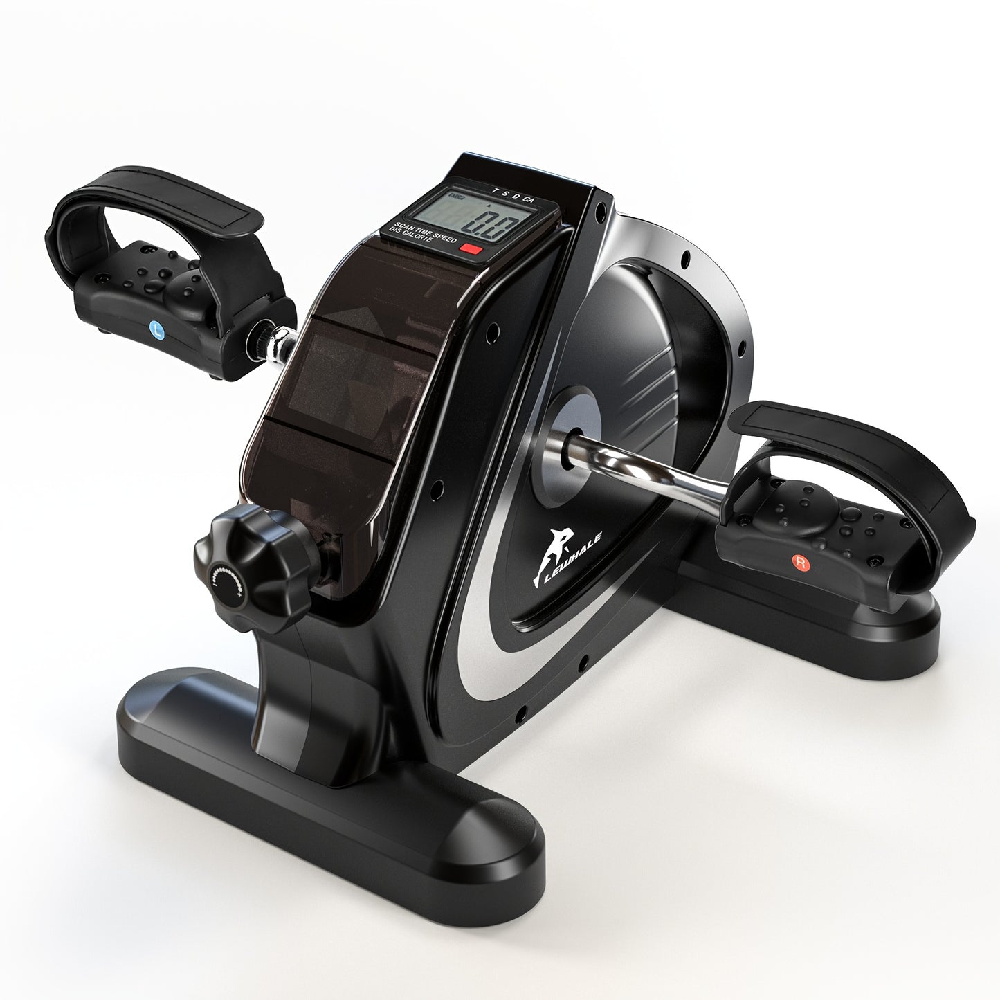 Compact Elliptical Machine: A Dual-Function Exercise Bike for Both Arms And Legs, Suitable for Home And Office Use. Features an LCD Display, 8 Resistance Levels, Silent Operation, And a Weight Capacity of 350 Pounds. Ideal fo