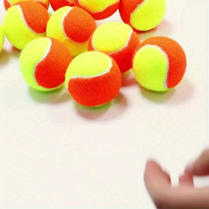 GKANDI 18/24 Pack Durable Orange Tennis Balls Low-pressure Stage Non Pressure Bulk Training Tools, Suitable for Novice Tennis Players Beginners