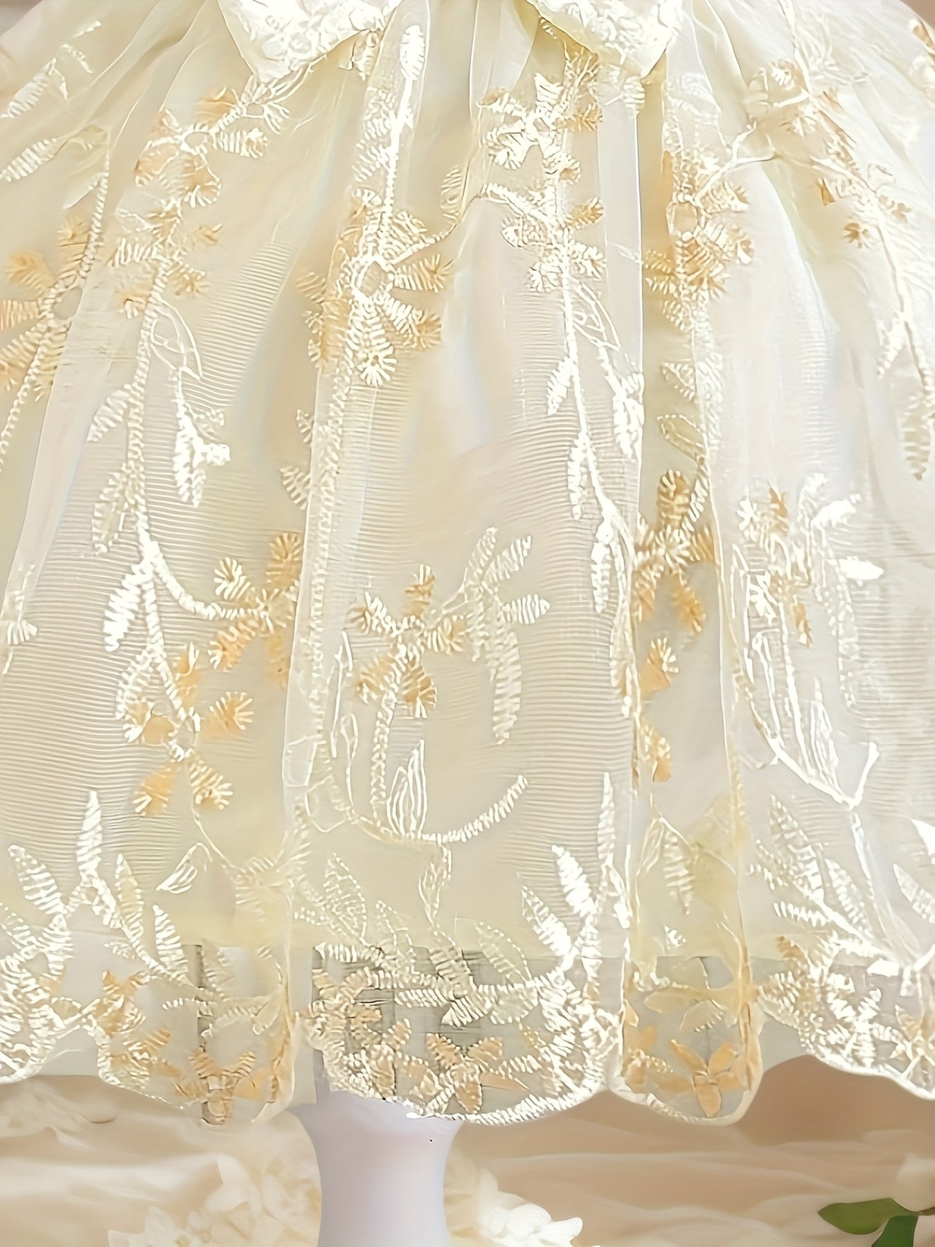 Baby Girl's Chinese Qipao Style Dress - Summer Elegant Princess Party Dress with Fluffy Tulle Skirt, Soft Yellow Tutu & Bow Accents for Weddings, Birthdays, School Start | Hand Wash/Dry Clean, Baby Girl Party Dress, Qipao Ins