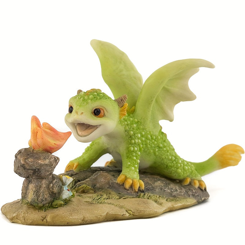 9pcs Suitable for Children's Desk Decoration, Adult Home Office, Or Anyone Who Loves Dragons! High Quality And Sturdy Resin Material Can Be Stored for A Long Time.