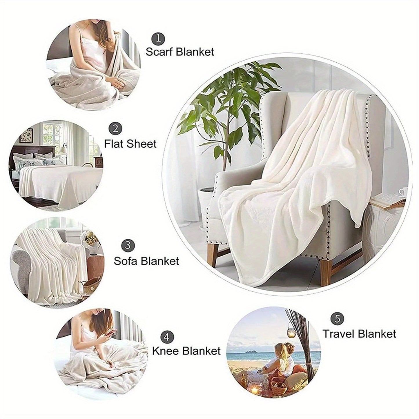 1pc[Personalized Bear Blanket] Soft, Lightweight Personalized Bear Themed Patterned Blanket with Customized Name| Suitable for Sofas, Beds, Outdoor| Perfect Birthday And Holiday