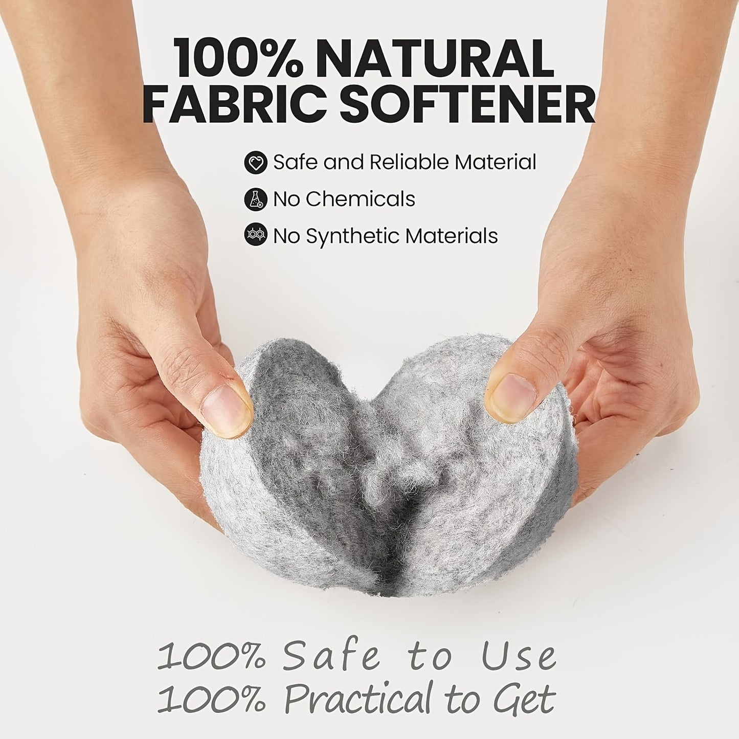 42 count Fleece Dryer Balls Set 40 Reusable Fleece Balls with 2 Muslin Bags Laundry Balls Fabric Softener Ball Anti Wrinkle Anti Static Saving Energy and Time