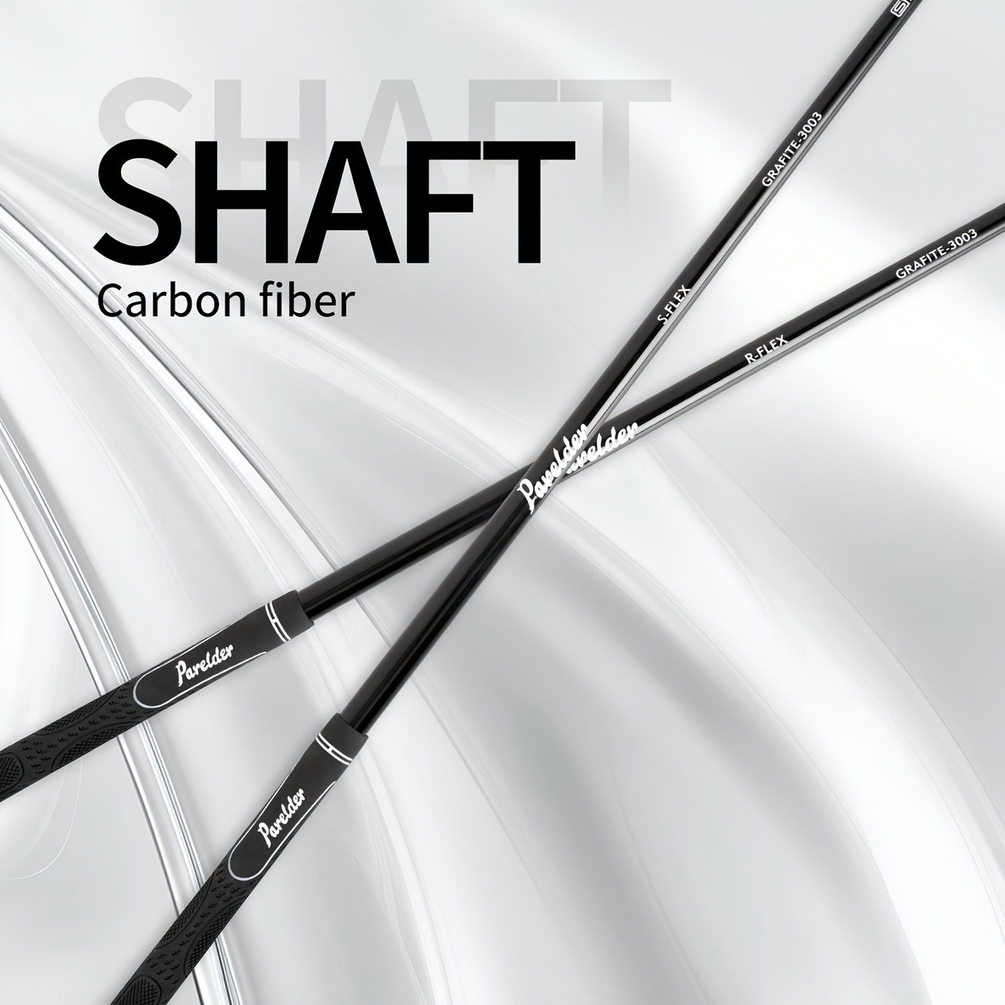 1 Parelder Men's Right Hand Golf Hybrid | Lofts 17°/20°/23°/26° | S/R Flex with Premium Rubber Grips and Carbon Fiber Shaft |, Aerodynamic Design for Max Distance & Forgiveness