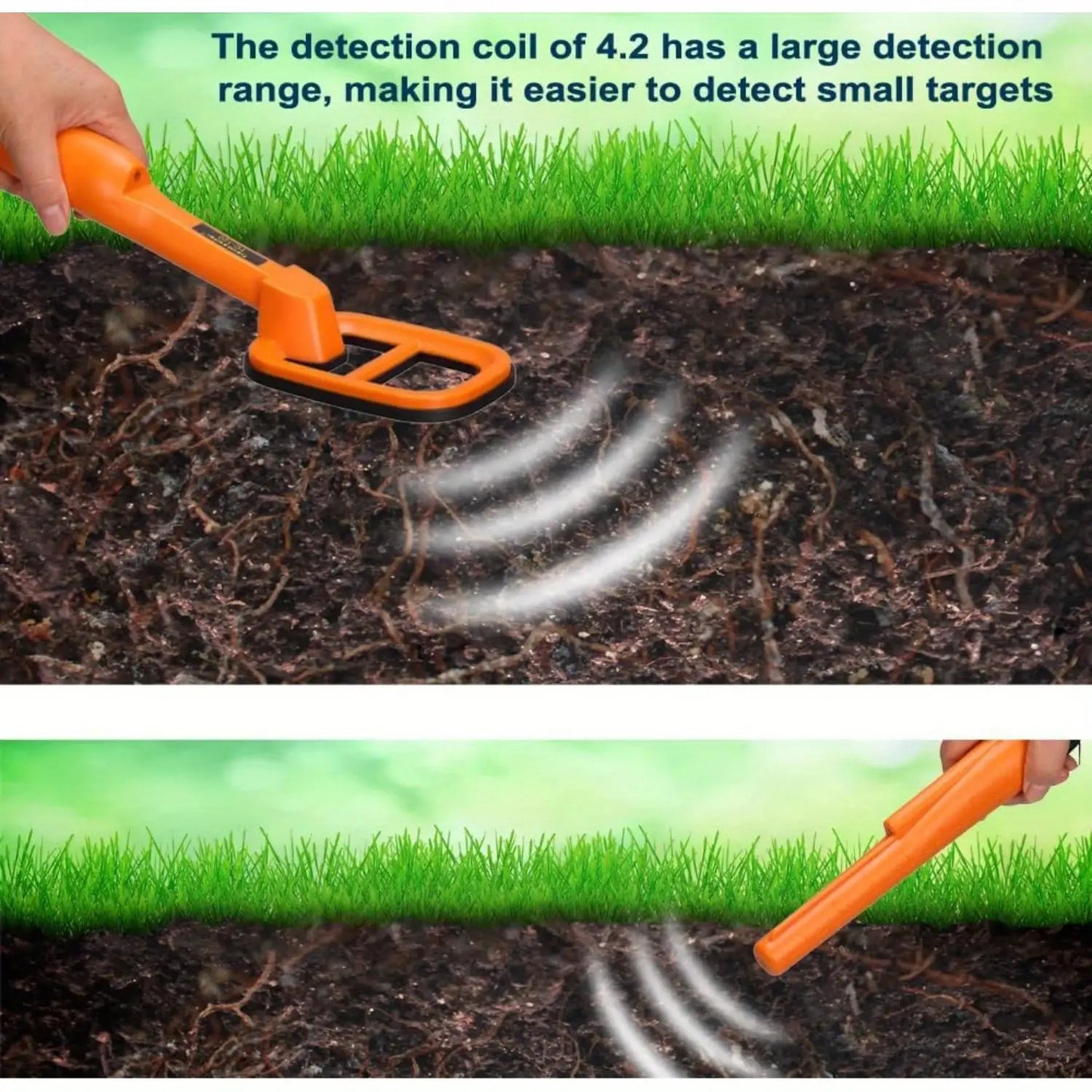 High precision deep water metal detector- 100 feet waterproof, anti-interference large cable, suitable for all kinds of metal detection, Treasure Hunting Tool, Underwater Metal Finder, Lightweight Design, Handheld Device, Pre