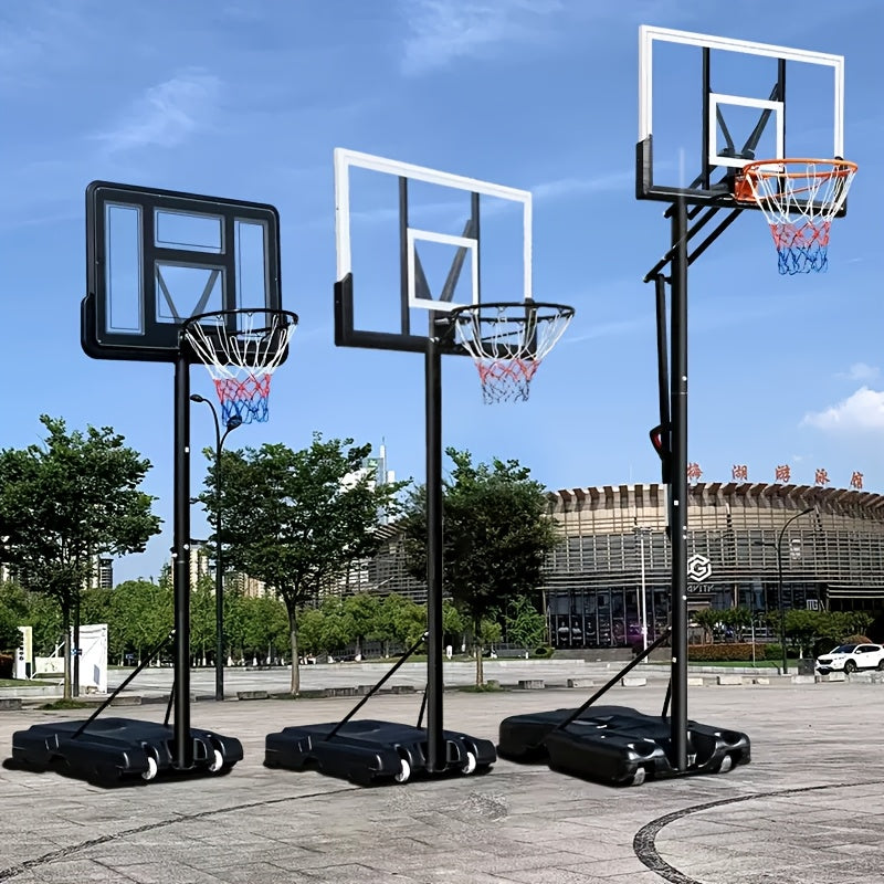 Portable Adjustable Basketball Hoop for Driveway & Backyard