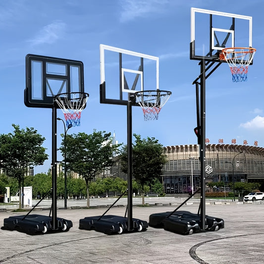 Portable Adjustable Basketball Hoop for Driveway & Backyard