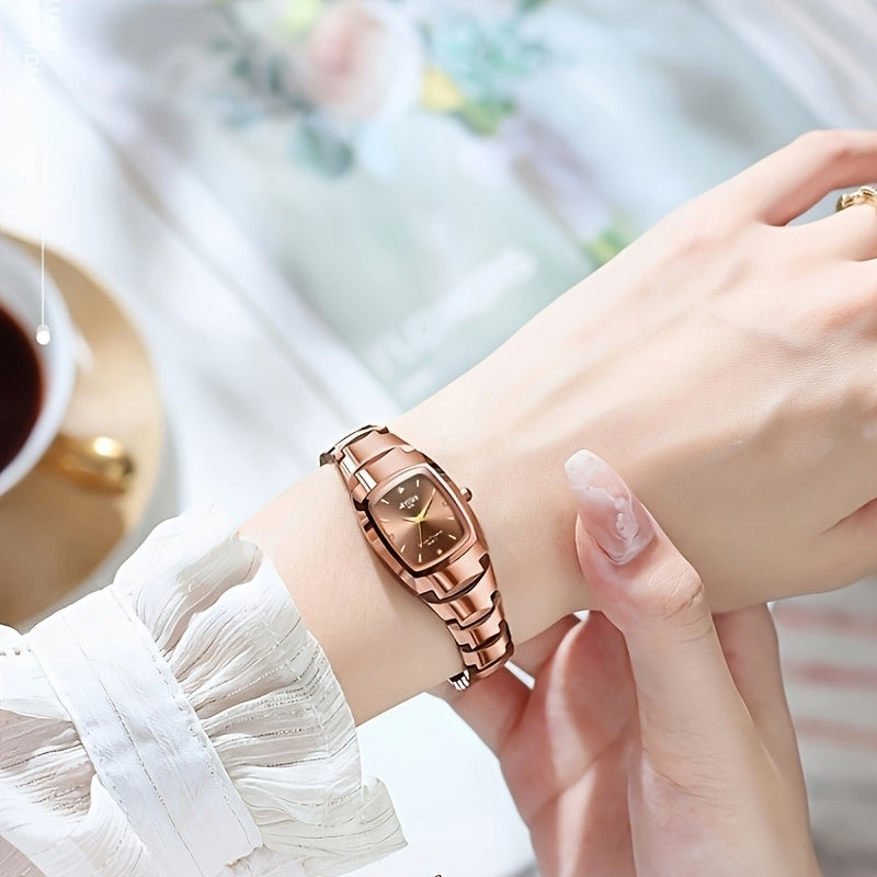 AIYSIHI Ladies&Apos; Elegant And Gorgeous Glow in The Dark Watch with Rhinestones And High Aesthetic Quartz Watch, A Gift for Female Friends