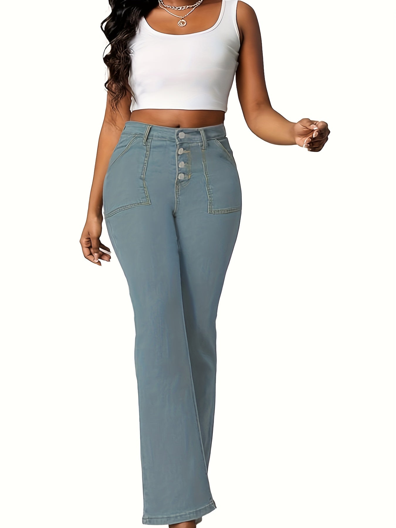 Plus-size Women's Fashion Casual Slim Elegant Plus-size Trousers