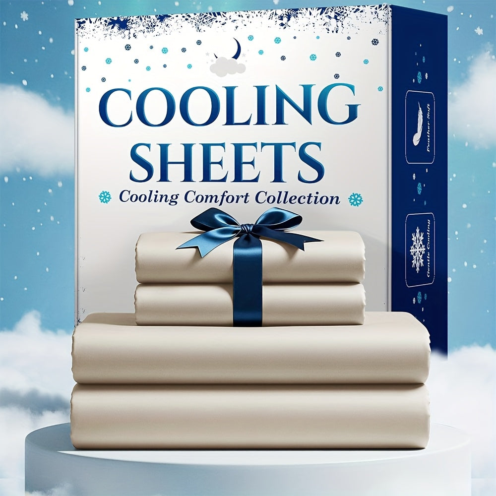 Extra Deep Pocket King Sheets - 4pcs Breathable & Cooling Bed Sheet Set, Hotel Luxury, Soft Wrinkle-Free for Extra Deep Mattresses