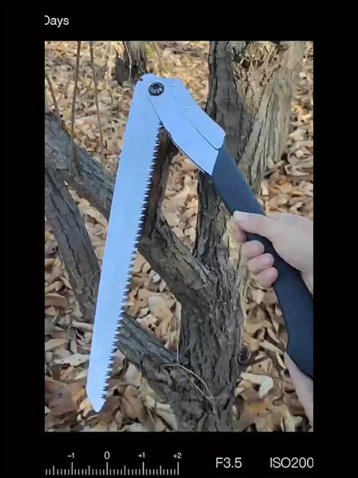 Professional Extended Folding Hand Saw - High-Speed Alloy Steel Blade, Labor-Saving Ergonomic Handle, Portable Folding Design for Tree Pruning, Woodworking & Outdoor Logging - Durable Metal Construction, Hand Saws for Tree Tr