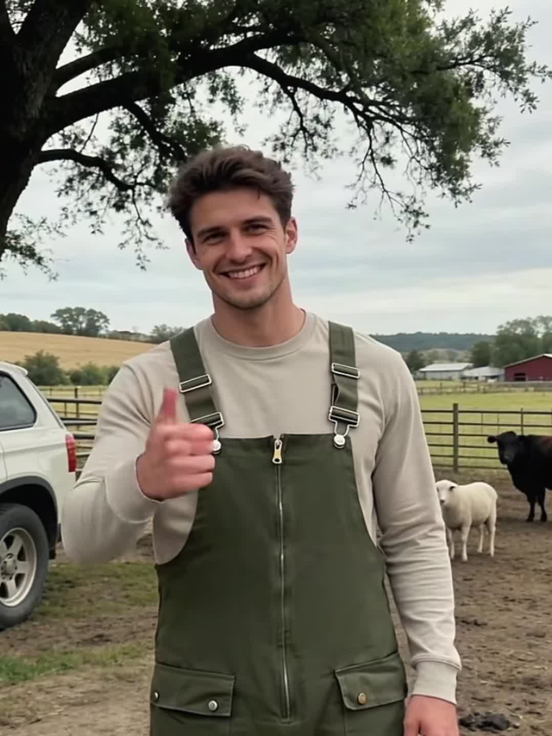 European And American Retro Men's Jumpsuits, New Loose And Casual Bib Pants for Spring And Autumn, Adjustable Shoulder Straps, Long Front, Work Pants Loved By Farmers, Wear-resistant And Durable, Easily Cope with Various Jobs