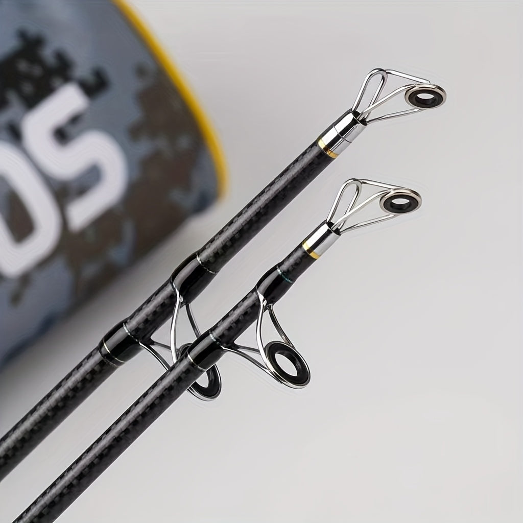 Ultralight Carbon Fiber Saltwater Fishing Rod & Spinning Reel Combo - Long Cast Offshore Trolling Kit with Pre-Spooled Line, Waterproof & Quick-Change Drag System, Lightweight Durable Design for Marlin, Tuna, Mackerel, Shark