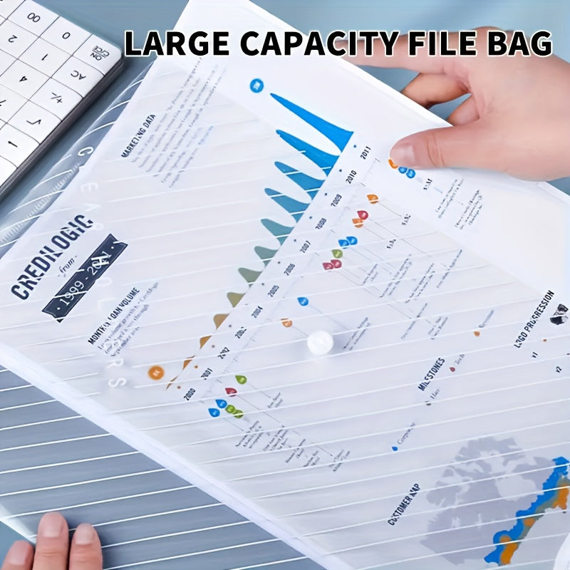 100pcs A4 Expanding File Organiser, Portable Document Storage Bag, Large Capacity Binder Folders for Home Office School, & Portable, Back to School, Halloween Fall Christmas Gift