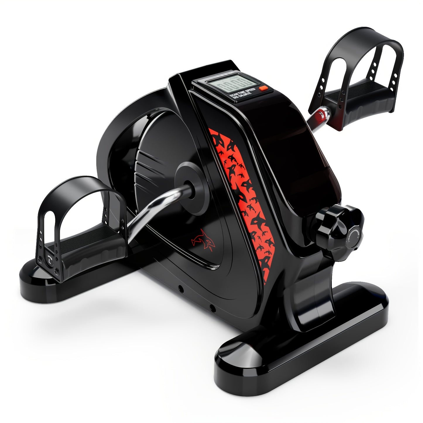 Compact Elliptical Machine: A Dual-Function Exercise Bike for Both Arms And Legs, Suitable for Home And Office Use. Features an LCD Display, 8 Resistance Levels, Silent Operation, And a Weight Capacity of 350 Pounds. Ideal fo