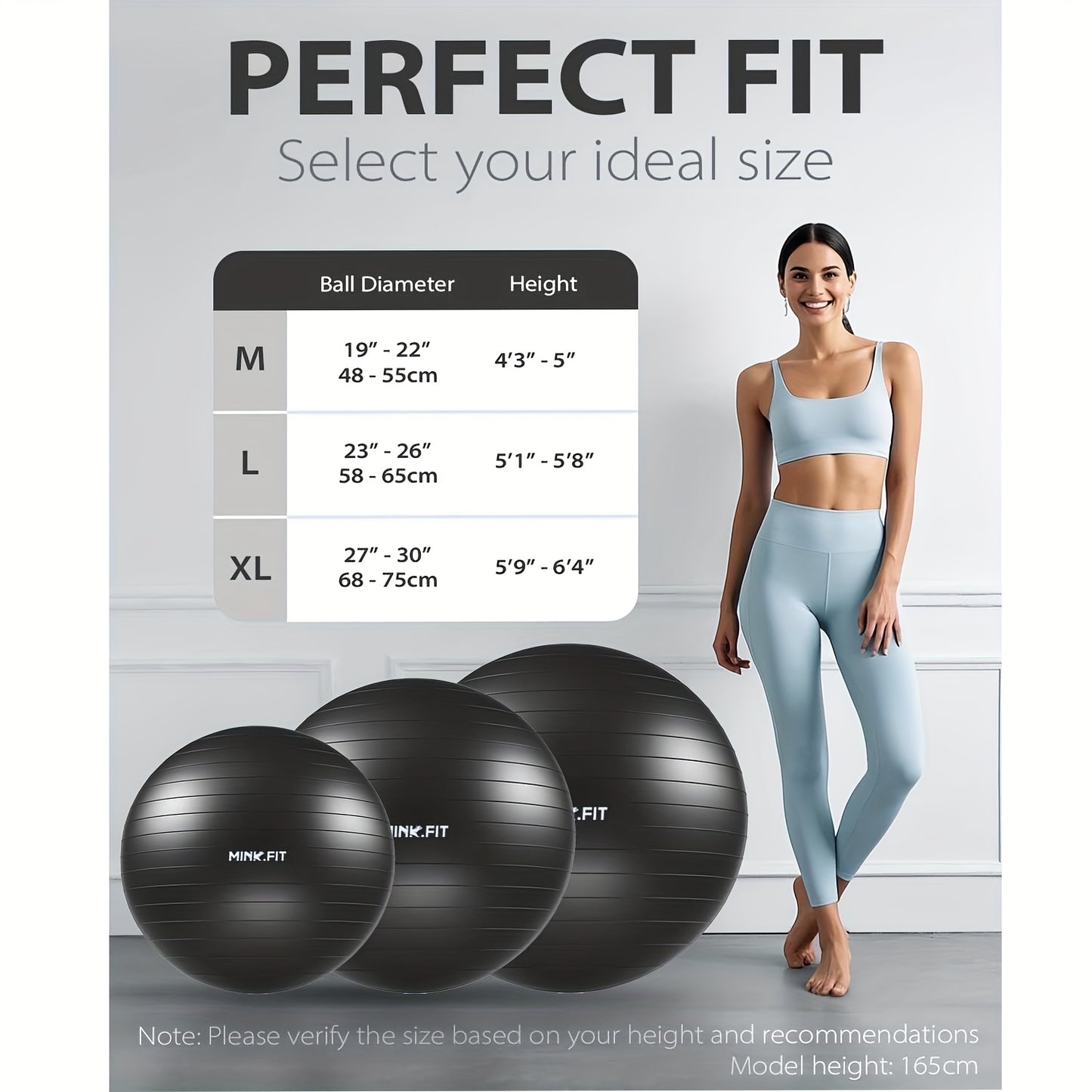 2pcs Durable Large Black Yoga Balls, Perfect For Fitness, Stability, And Exercise, Perfect For Home, Office, Or Classroom, Safe Exercise, 25 Inches