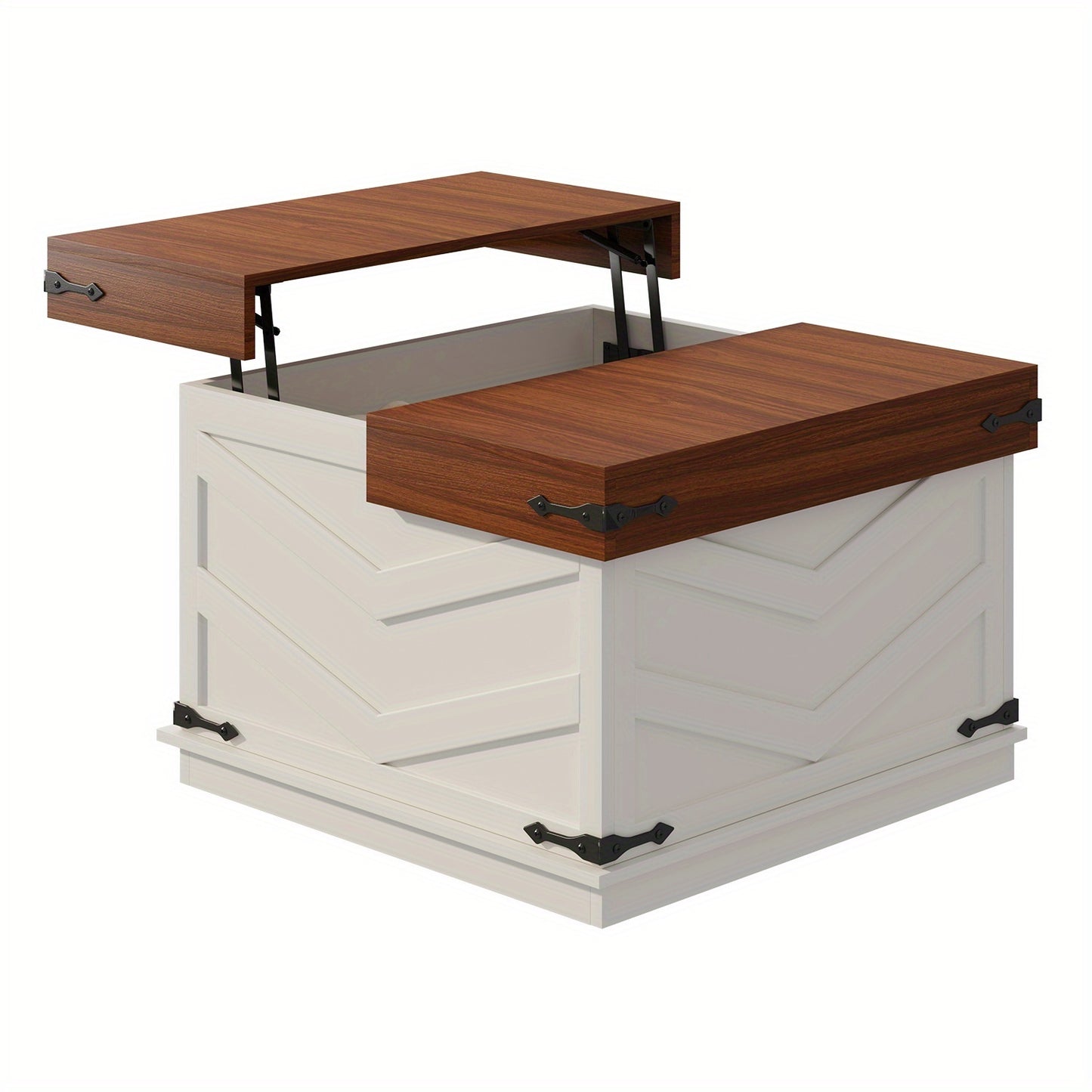 Lift Up Coffee Table with Hidden Compartments, Suitable for Living Rooms, Home Offices, Patio Furniture, Outdoor Furniture., Patio Furniture Set, Outdoor Coffee Table, Patio Coffee Table, Outdoor Side Tables for Patio, Outdoo