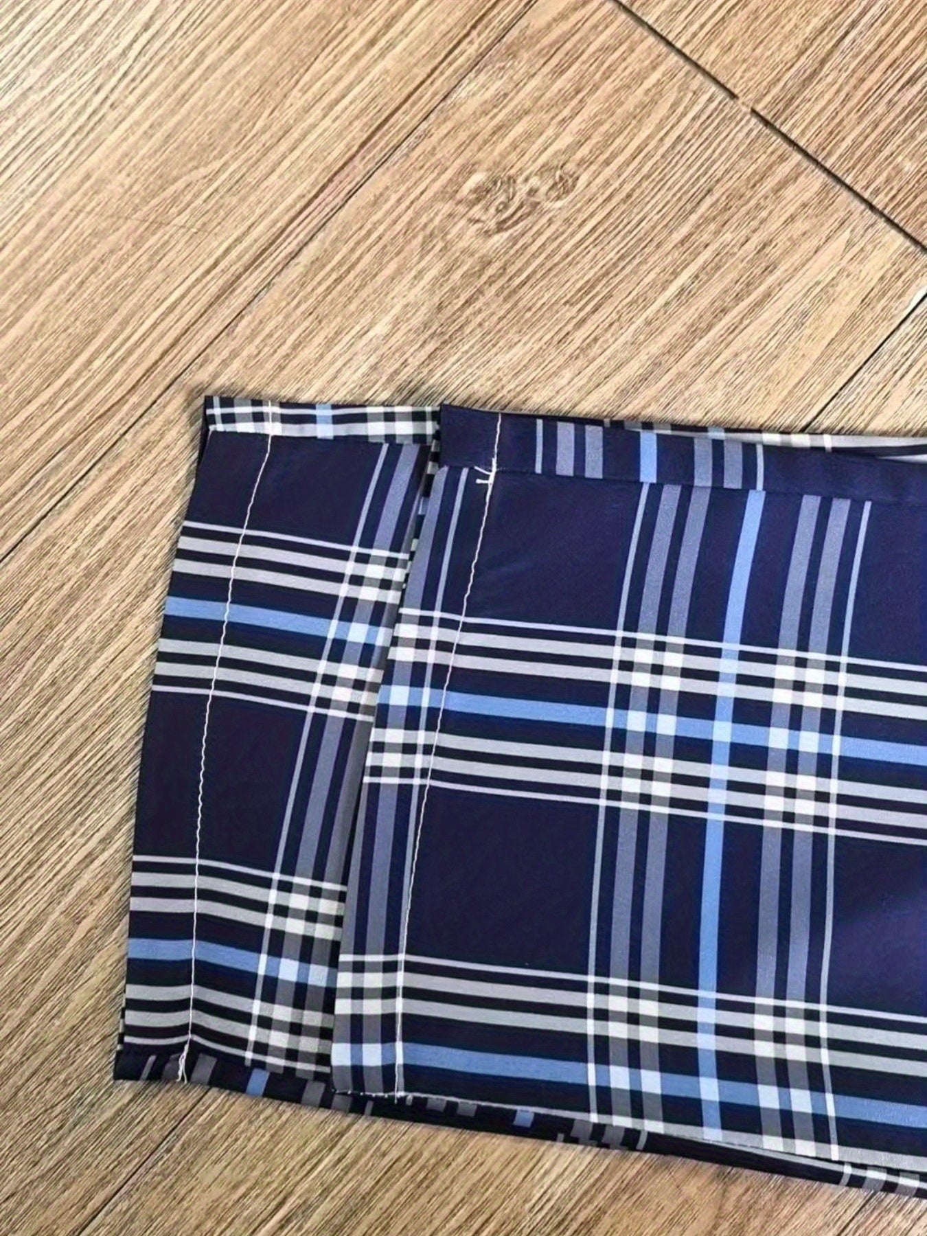4-Pc Men'S Casual Plaid Pants - Non-Stretch Trousers with Drawstring Waist, Regular Fit All-Season Formal & Everyday Pants for Office, Casual Attire - Available in