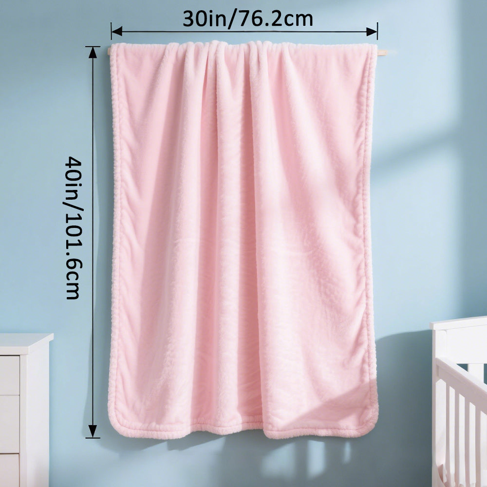 1pc Name Blanket - Cute Lamb & Pink Flowers Print with Custom Name, Soft Cozy Warm Throw for All Seasons, Adorable Sheep & Floral Design, Ideal Gift for Christmas, Birthdays, Showers, Travel & Home Use, Hand Wash Only, White